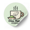 Decal  nhựa mờ